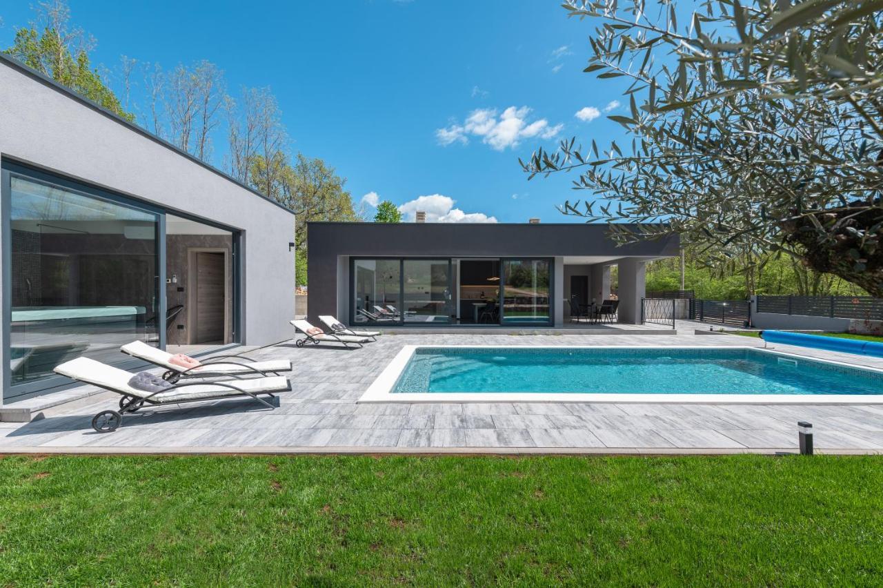 Green Luxury II With Heated Pool, Jacuzzi & Sauna Ruzici  Exterior photo
